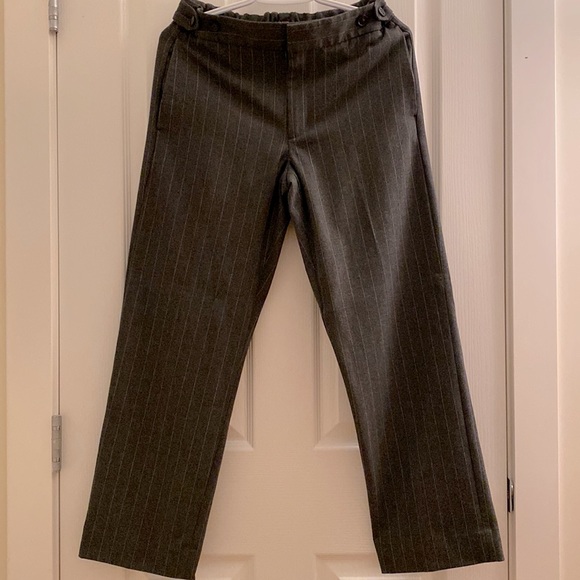 BANANA REPUBLIC High-Rise Straight Elastic-Waist Pants Size 4 - Picture 6 of 14